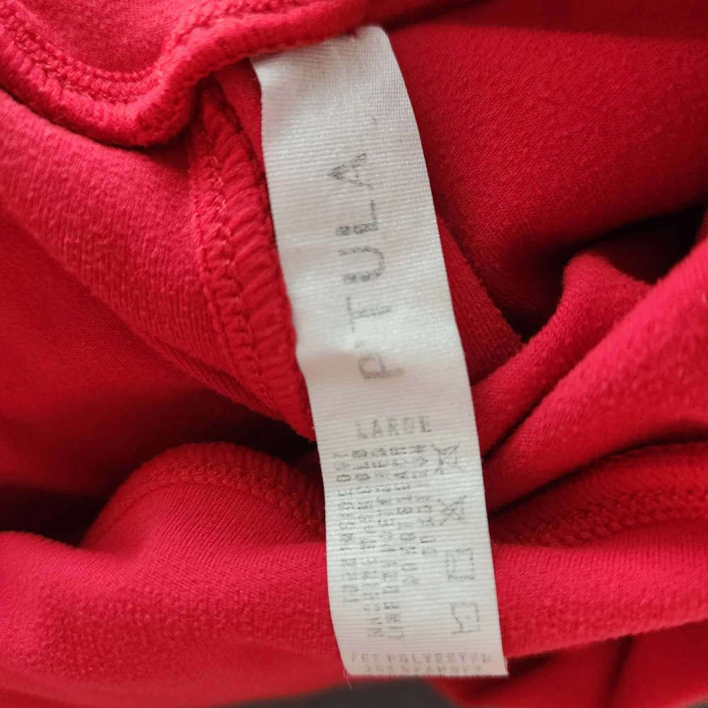 P'tula Bold Red High-Waist Leggings - Picture 5 of 5